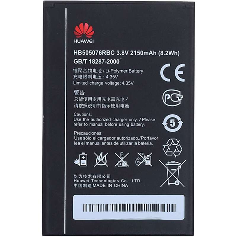 باتری موبایل مدل HB505076RBC با ظرفیت 2150mAh مناسب برای گوشی موبایل هوآوی Ascend G610 باتری موبایل مدل HB505076RBC با ظرفیت 2150mAh مناسب برای گوشی موبایل هوآوی Ascend G610
