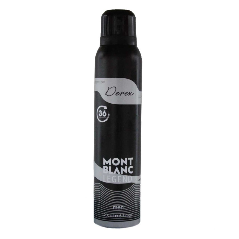 اسپری خوشبو کننده بدن مردانه دریکس مدل Mont Blanc Legend  حجم 200 میلی لیتر