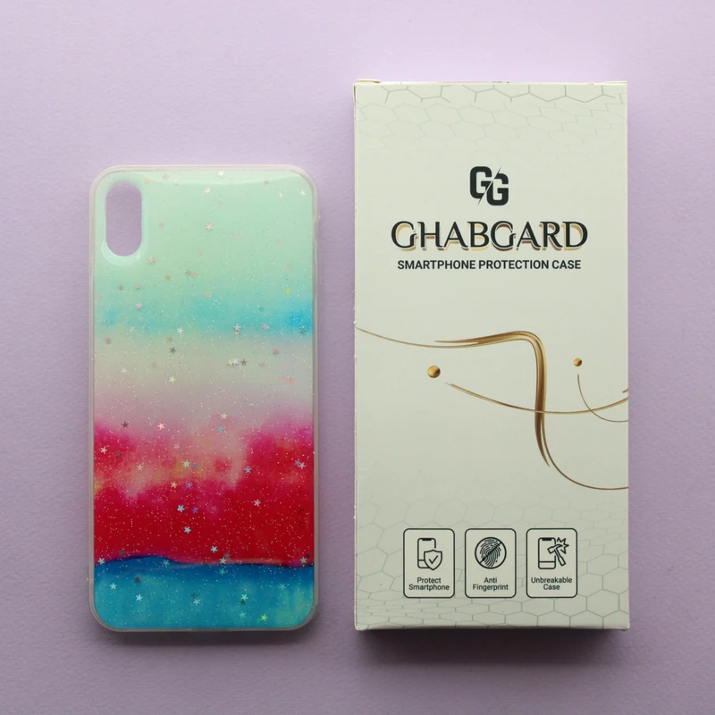 کاور قاب گارد مدل پشت گلس فانتزی مناسب برای گوشی موبایل اپل iPhone XS Max