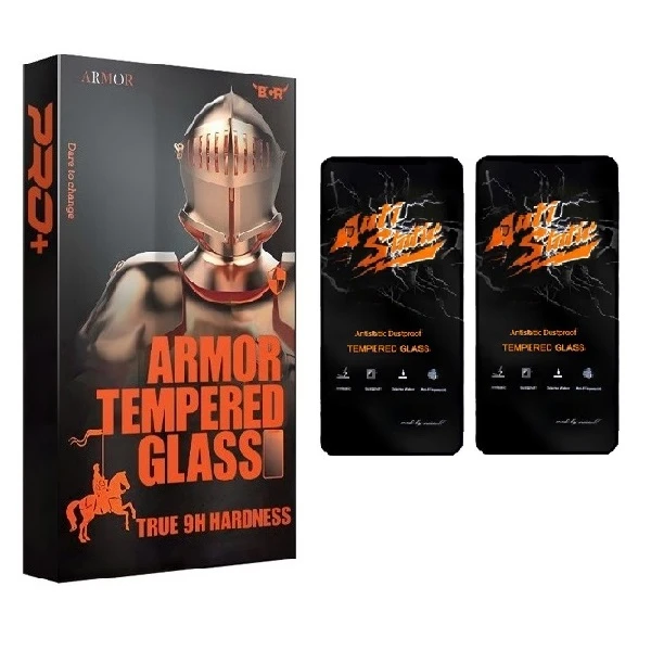 محافظ صفحه نمایش آرمور مدل آنتی استاتیک مناسب برای گوشی موبایل شیائومی Poco M3 Pro 4G بسته 2 عددی