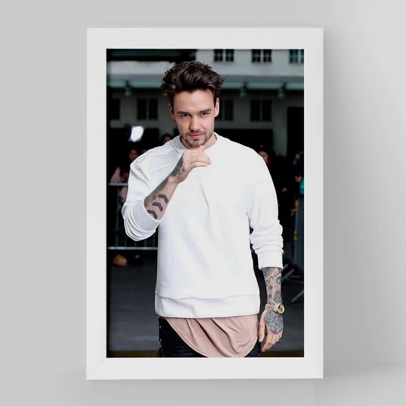 تابلو خندالو مدل لیام پین گروه موسیقی وان دایرکشن One Direction کد 18955