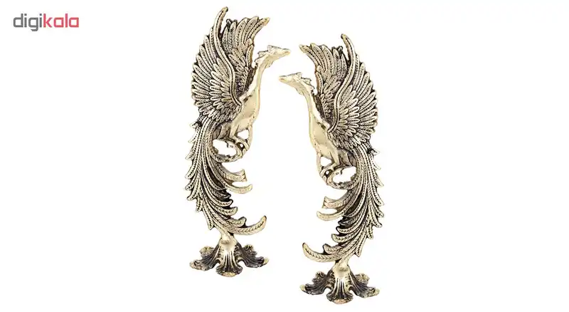مجسمه طرح اژدها کد AL-20030059 مجموعه 2 عددی