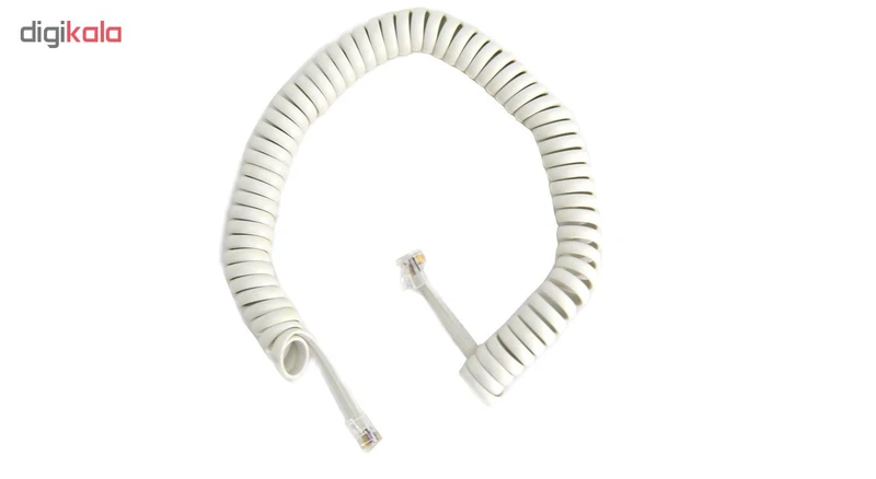 عکس شماره 2 : کابل تلفن فنری کد f3 به طول 2 متر