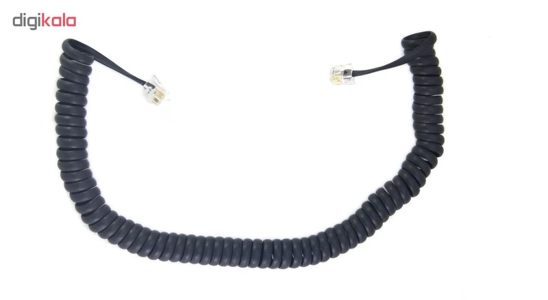 عکس شماره 3 : کابل تلفن فنری کد f3 به طول 2 متر
