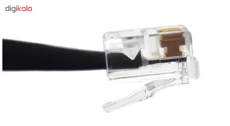 عکس شماره 4 : کابل تلفن فنری کد f3 به طول 2 متر