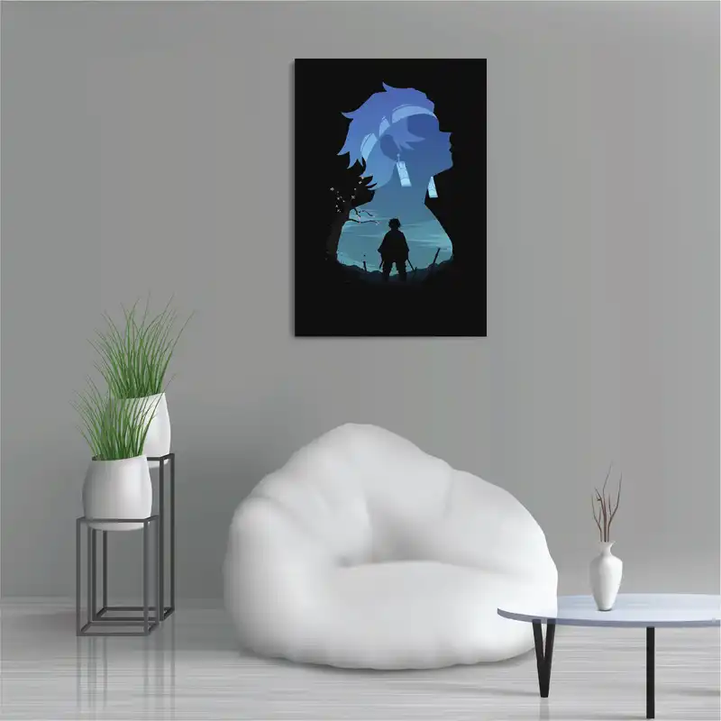 تابلو شاسی طرح انیمه شیطان کش مدل M0588