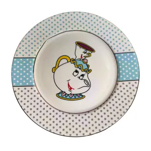 بشقاب طرح خانم پات کد 5030