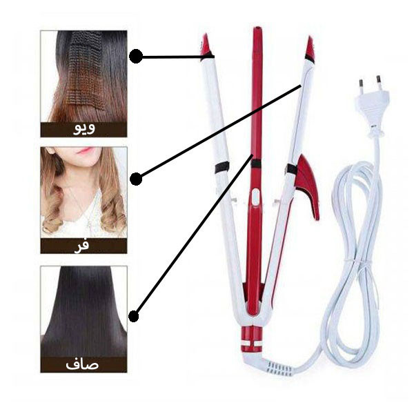 اتو و حالت‌دهنده مو باراباس نانو مدل ST3303