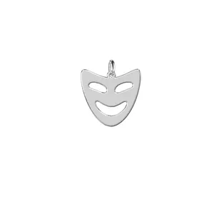 آویز گردنبند نقره ترمه 1 طرح ماسک کد E140