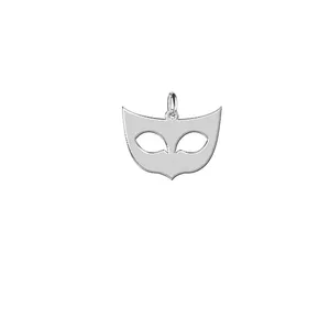 آویز گردنبند نقره ترمه 1 طرح ماسک کد E150
