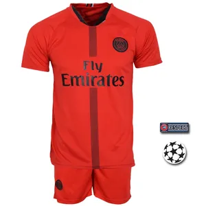 پیراهن و شورت ورزشی طرح بوفون مدل پاریسن ژرمن ch18/19 به همراه تگ