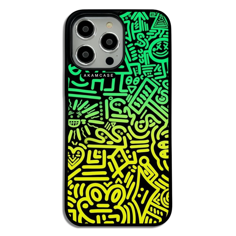 کاور آکام مدل AMC-WA14PROMAX-DOODLE16 مناسب برای گوشی موبایل اپل iPhone 14 Pro Max