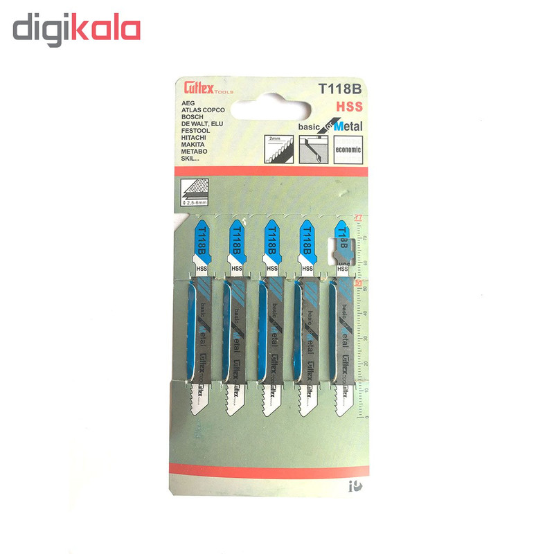 تیغ اره عمود بر کاتکس تولز مدل hss 12 بسته 5 عددی
