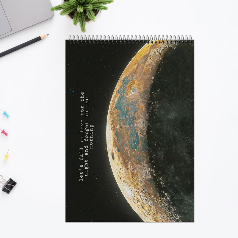 دفتر شطرنجی 100 برگ طرح Night