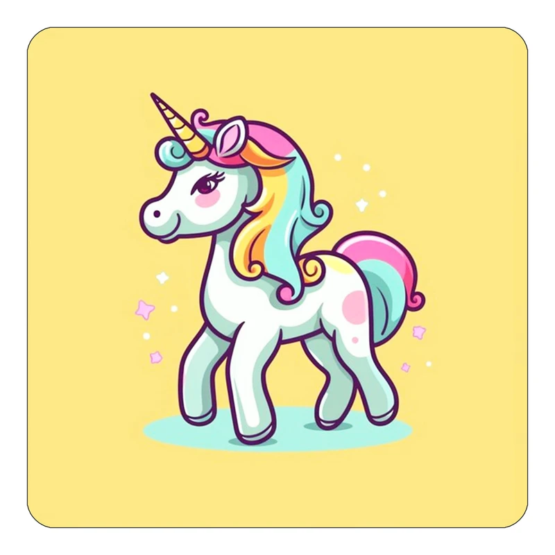 مگنت کاکتی طرح اسب تک شاخ و یونیکورن مدل mp29692