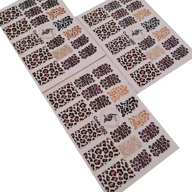 برچسب لنز ناخن مدل E60 مجموعه 3 عددی