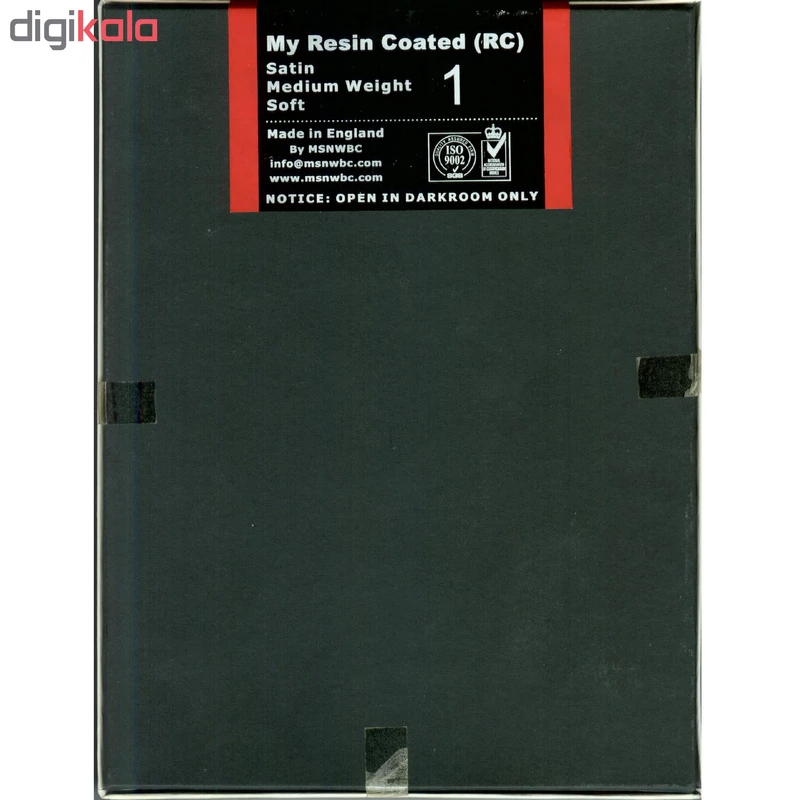 کاغذ عکاسی سیاه و سفید ساتن ام اس ان دبلیو بی سی مدل RC سایز ۲۱×۱۶ بسته ۱۰۰ عددی عکس شماره 2