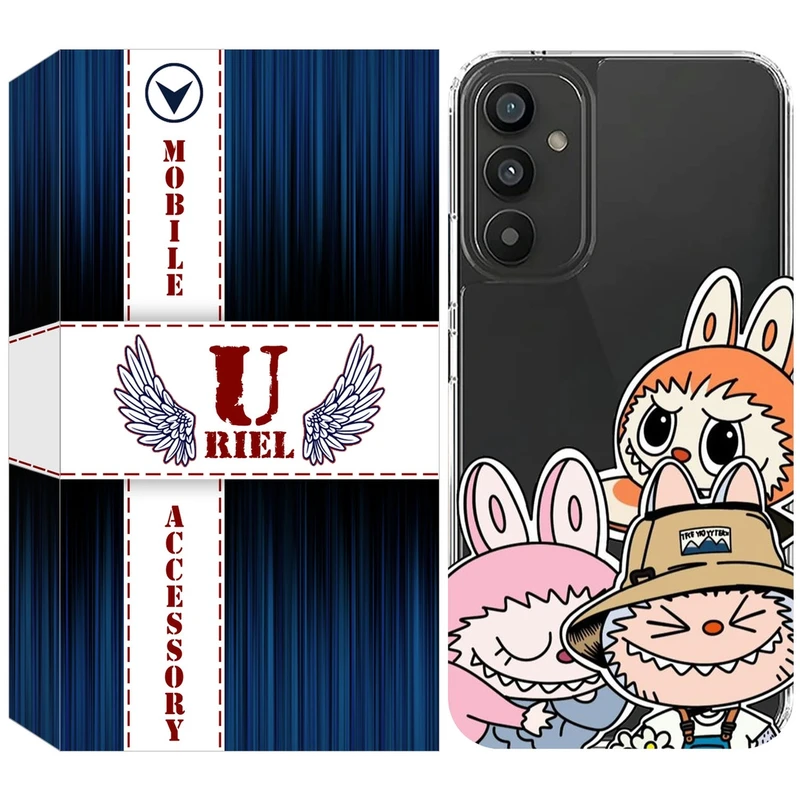 کاور یوریل مدل Clear کد 145 طرح لبوبو Labubu مناسب برای گوشی موبایل سامسونگ Galaxy A04S