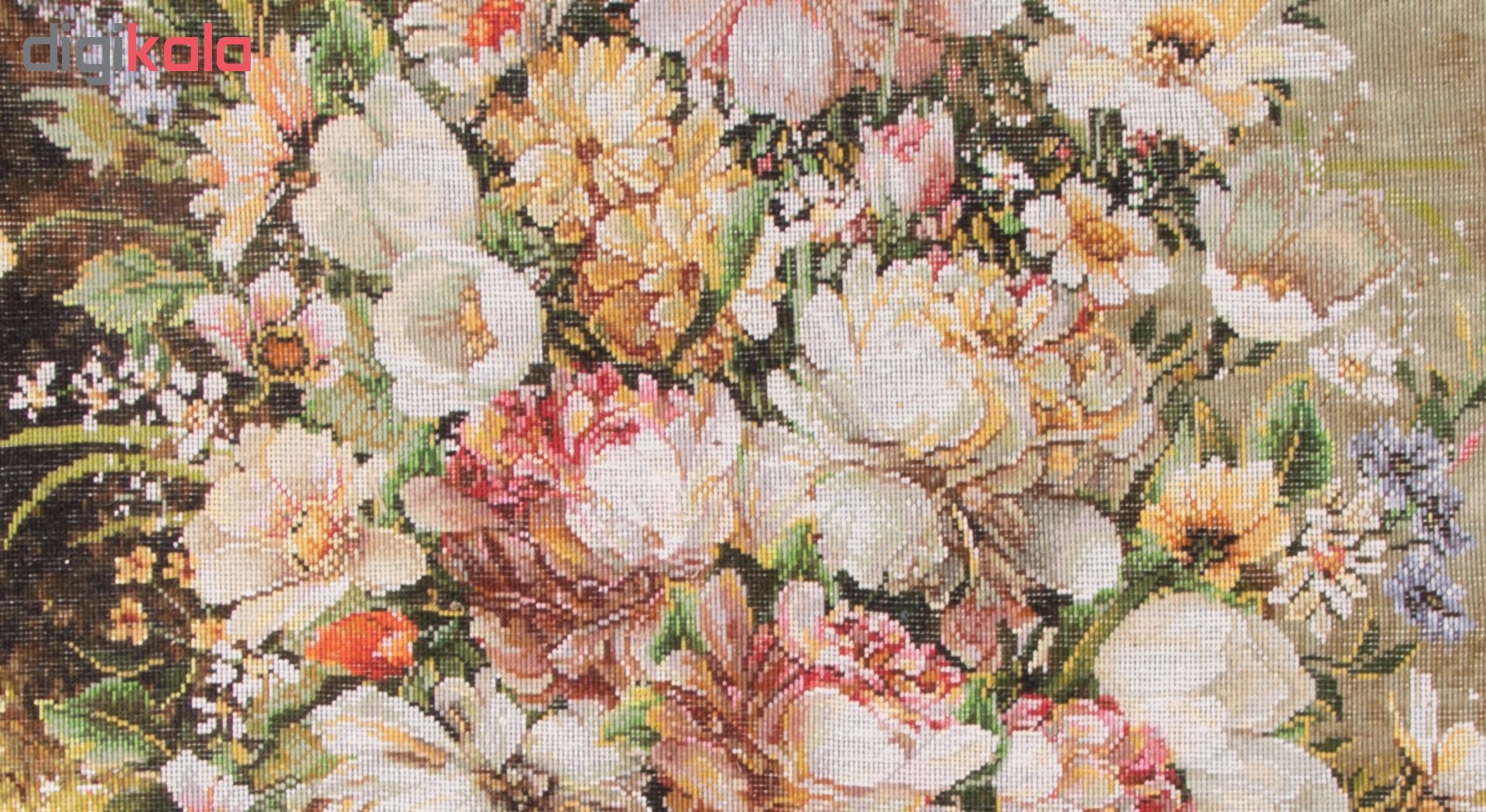 تابلو فرش دستباف گل در گلدان سی پرشیا کد 901574