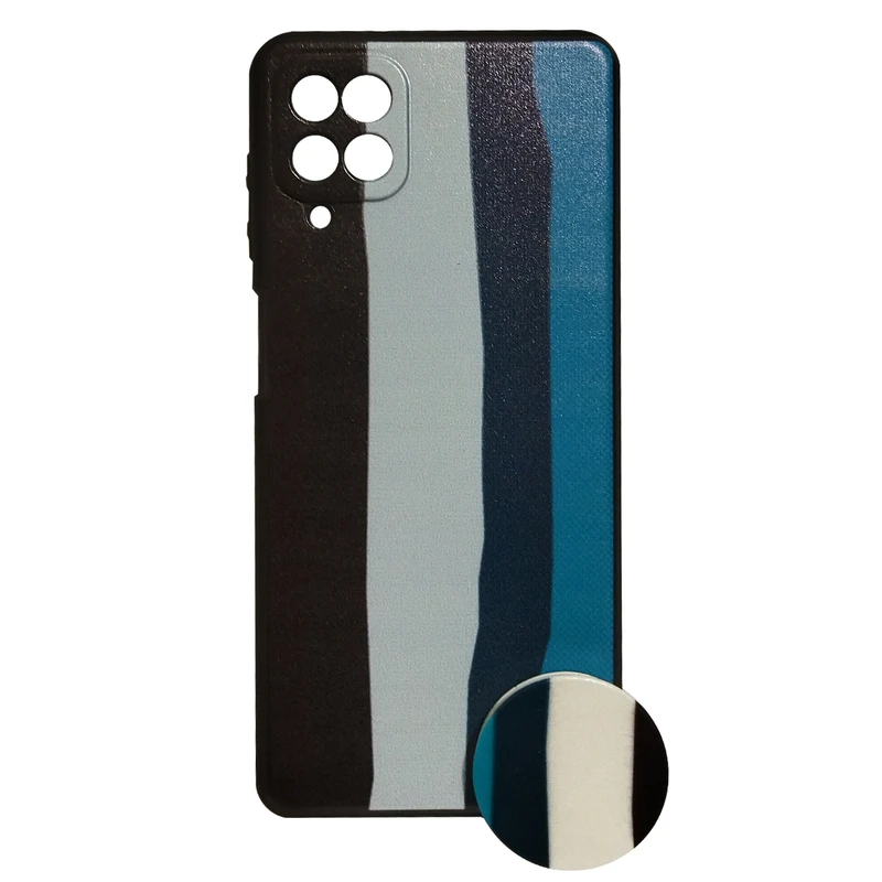 کاور کد 1777 مناسب برای گوشی موبایل سامسونگ   Galaxy A12 به همراه پایه نگهدارنده