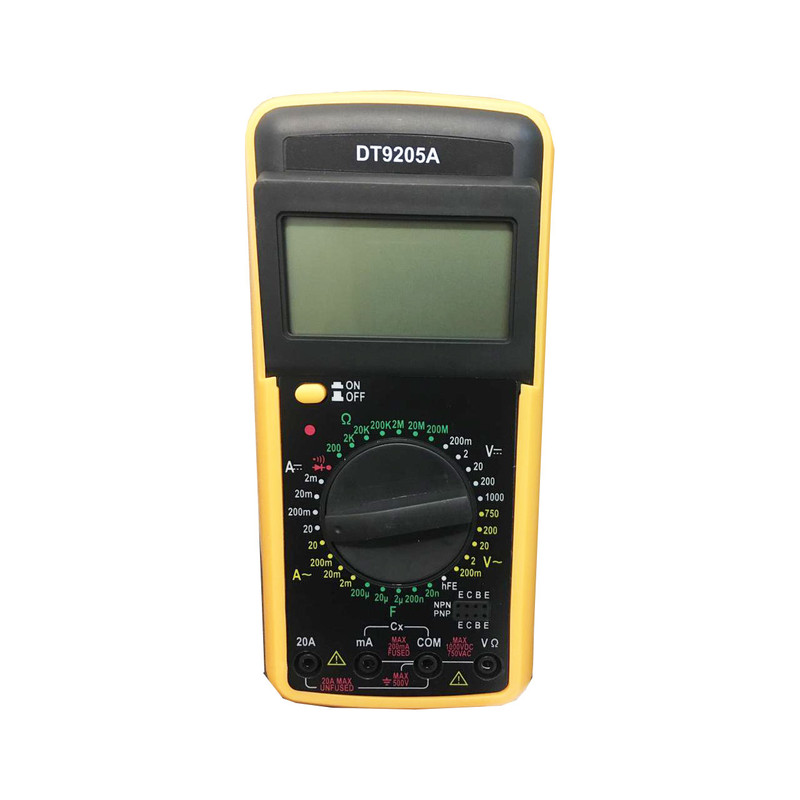 مولتی متر مدل DT9205A مولتی متر مدل DT9205A