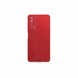 MAHOOT Red-Fiber Cover Sticker for Huawei Y7a