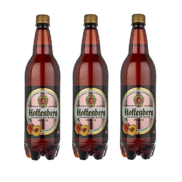 ماءالشعیر با طعم هلو هوفنبرگ - 1 لیتر بسته 3 عددی