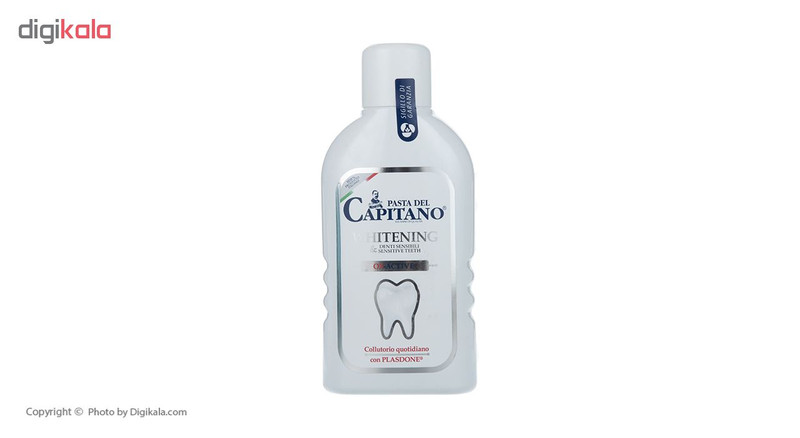 دهانشویه دندانهای حساس حاوی سفید کننده پاستا دل کاپیتانو مدل Sensitive+Whitening Mouthwash حجم 400 میلی لیتر دهانشویه دندانهای حساس حاوی سفید کننده پاستا دل کاپیتانو مدل Sensitive+Whitening Mouthwash حجم 400 میلی لیتر