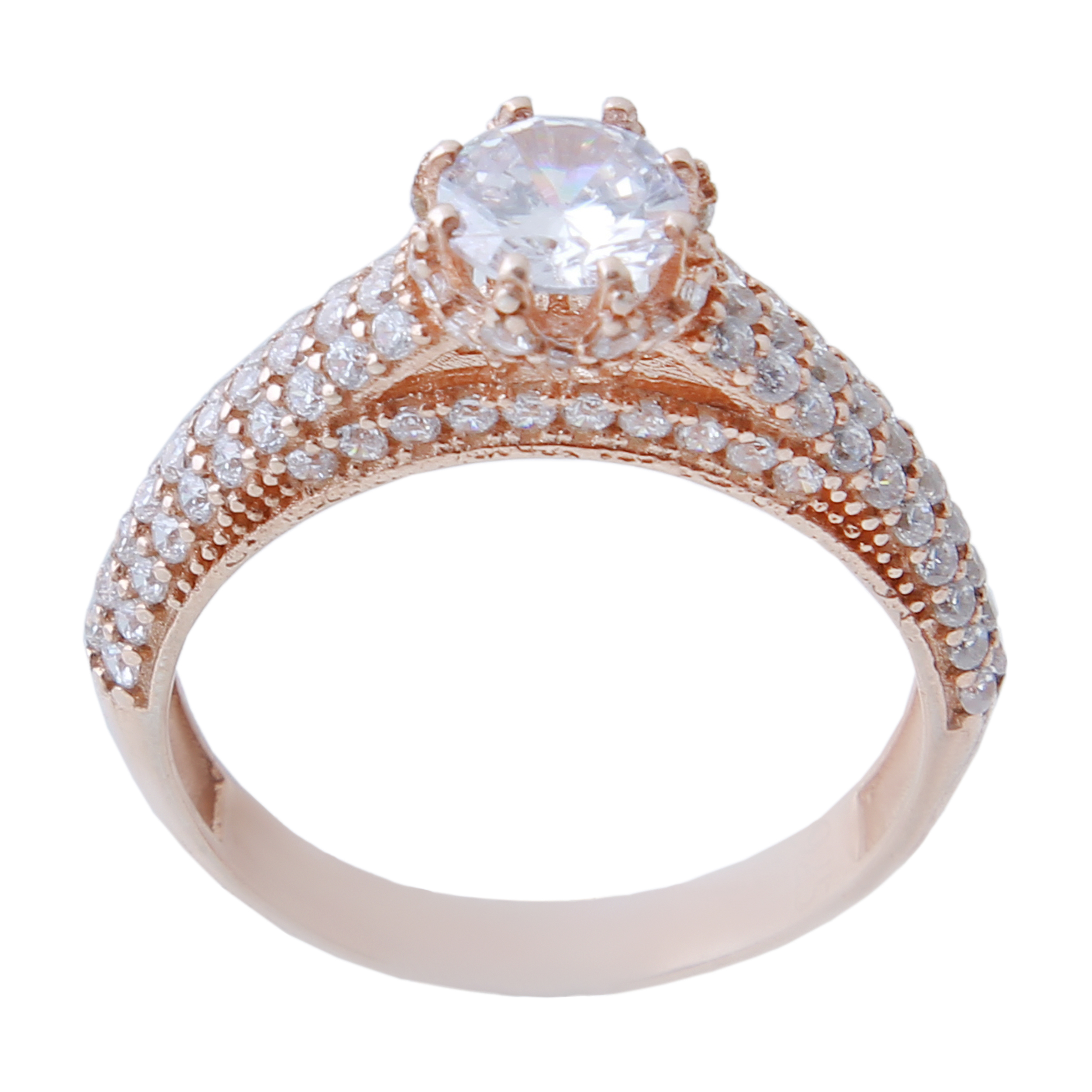 انگشتر نقره زنانه بازرگانی میلادی کد AWR_612