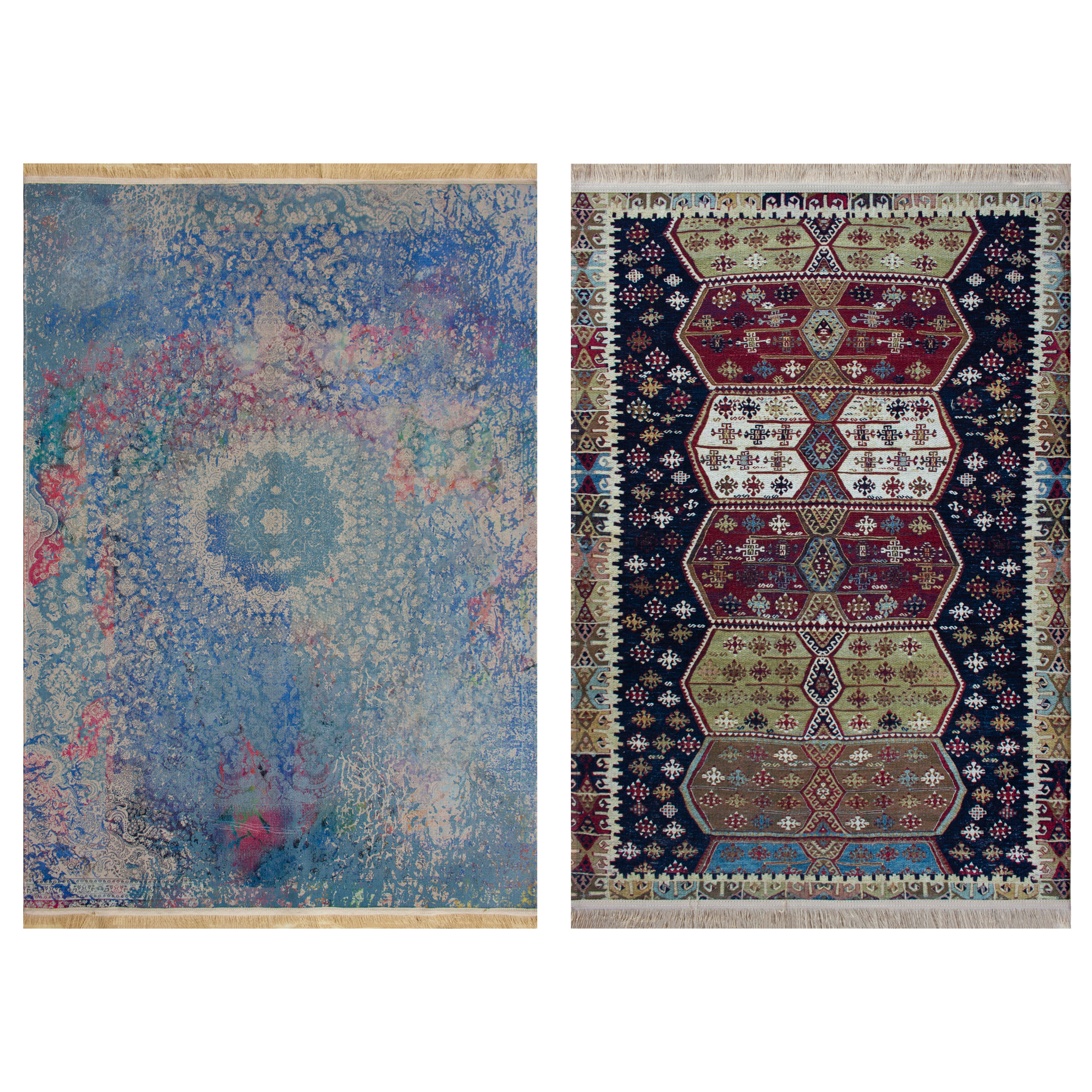  فرش ماشینی دو رو نیروانا مدل Duble-Faced