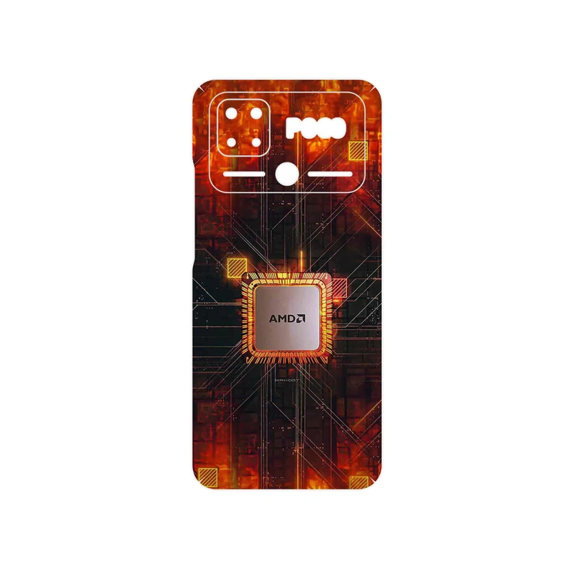 برچسب پوششی ماهوت مدل AMD مناسب برای گوشی موبایل شیائومی Poco C40