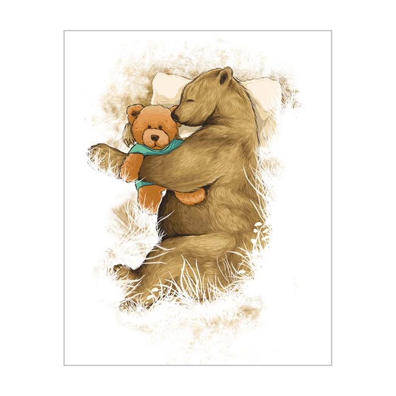 تابلو شاسی طرح خرس و عروسک Bear 0005