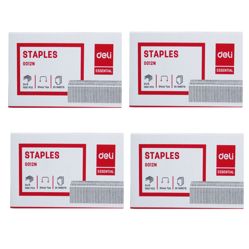 سوزن منگنه دلی مدل متال سایز 10 بسته 4000 عددی