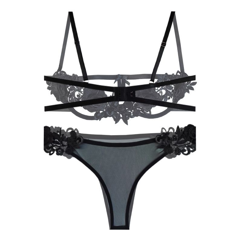 ست شورت و سوتین زنانه مکسوریا مدل انبرودی گلدانتل کد NKU MAX 02207 - - 2