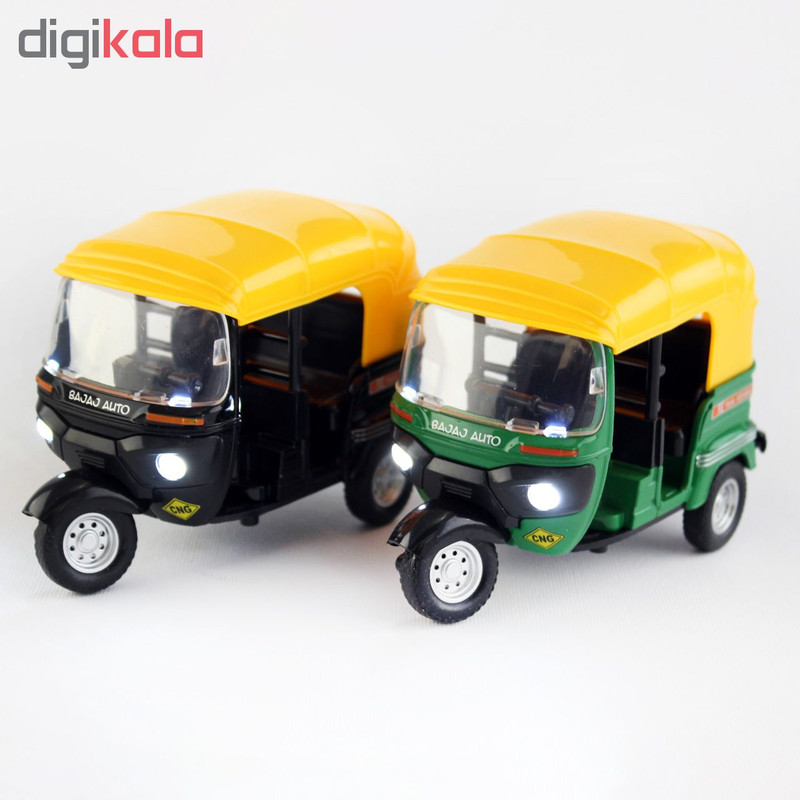 موتوربازی طرح سه چرخ مدل BAJAJ بسته دو عددی
