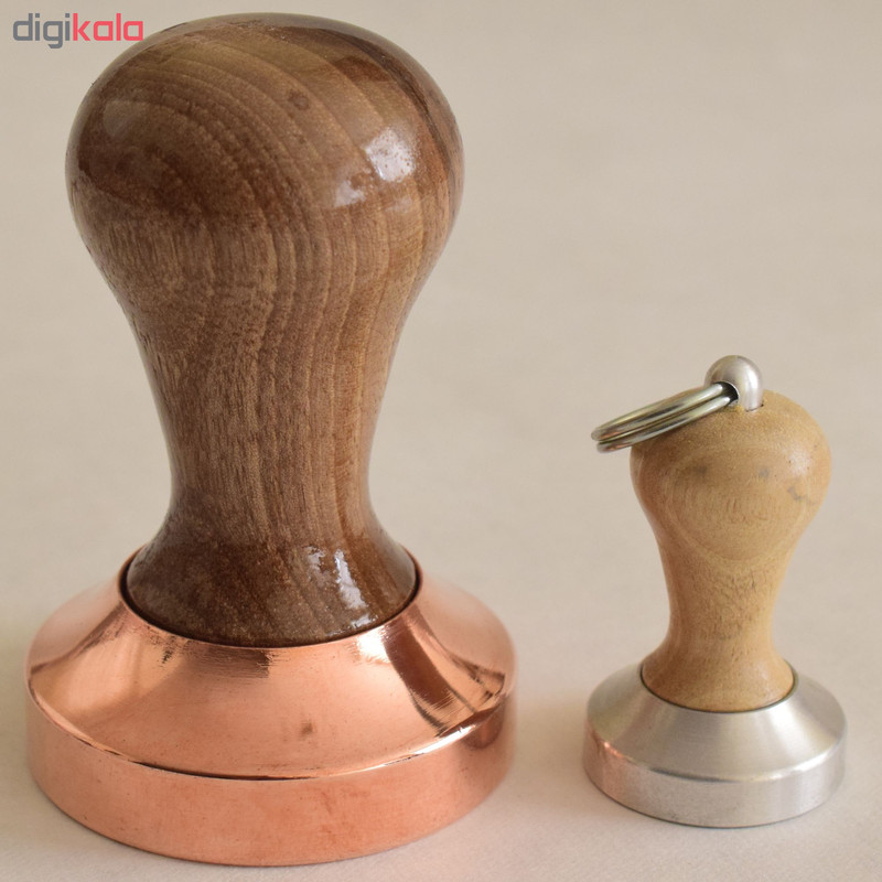 تمپر قهوه اسپرسو مدل Copper-51 به همراه تمپر شارژ نسپرسو