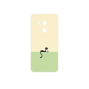 MAHOOT Minimal Internet Cat Icon Cover Sticker for HTC U11 Plus