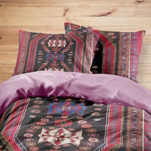 سرویس روتختی مدوپد طرح فرش ساوه مدل C-Saveh01 یک نفره 4 تکه