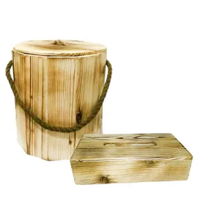 ست سطل و جای دستمال کاغذی مدل گلتاج 2544564