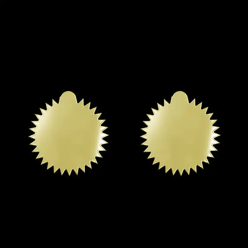 گوشواره طلا 18 عیار زنانه مدوپد مدل ستاره کد GA1-15452