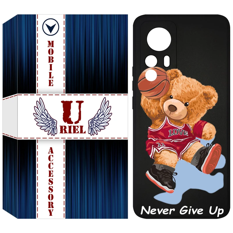 کاور یوریل قاب مدل KSH کد 63 طرح خرس ورزشکار مناسب برای گوشی موبایل شیائومی 12T Pro / Redmi K50 Ultra