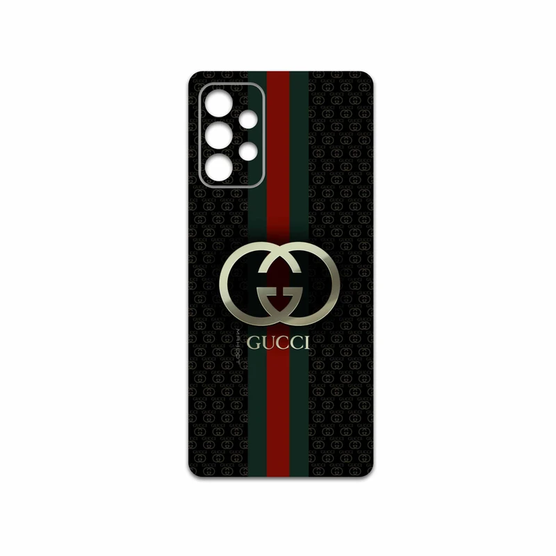 برچسب پوششی ماهوت مدل GUCCI-Logo مناسب برای گوشی موبایل سامسونگ Galaxy A72