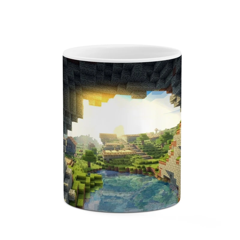 ماگ کاکتی طرح ماینکرافت minecraft مدل mgh41337