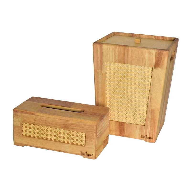 ست سطل و جای دستمال کاغذی یونیک کد 2969-UN