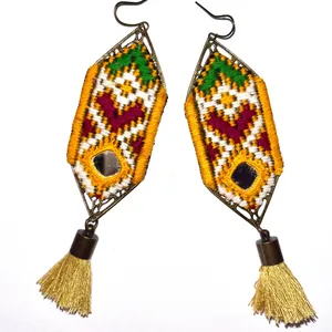 گوشواره آینه دوزی مدل بلوچ کد 138