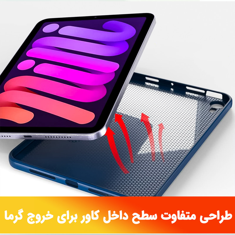 کاور لوکسار مدل Blackern مناسب برای تبلت اپل iPad Mini 6