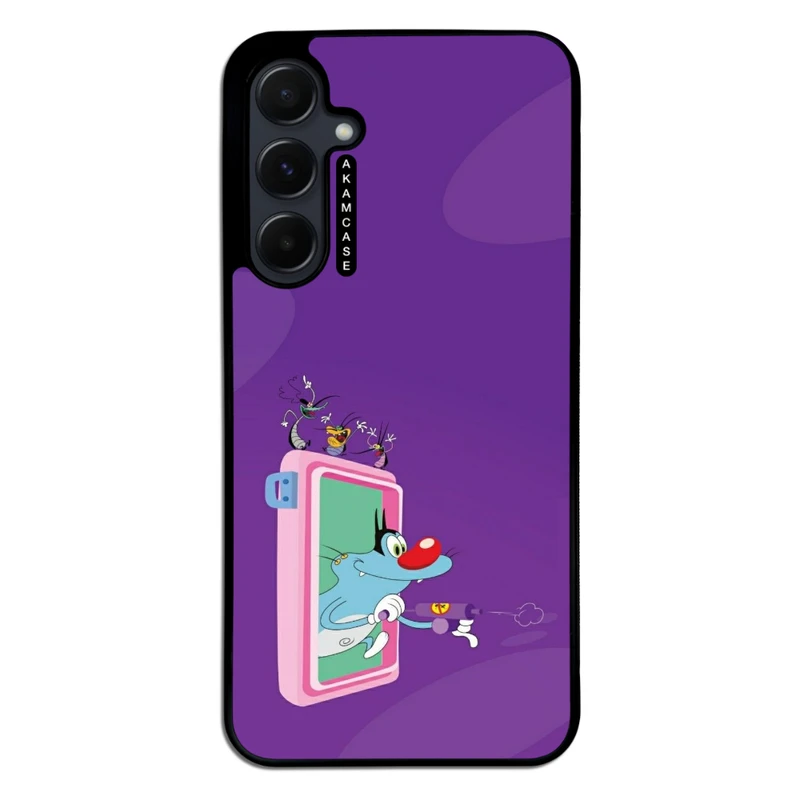 کاور آکام مدل AMC-WSGA55-OGGY-14 مناسب برای گوشی موبایل سامسونگ Galaxy A55