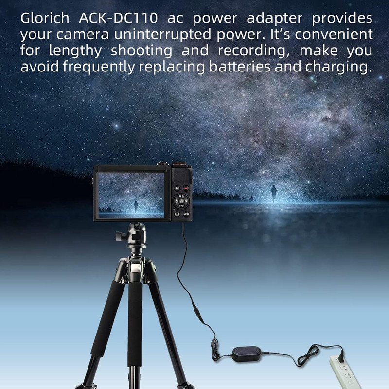 آداپتور شارژر Glorich ACK-DC110 برای دوربین کانن