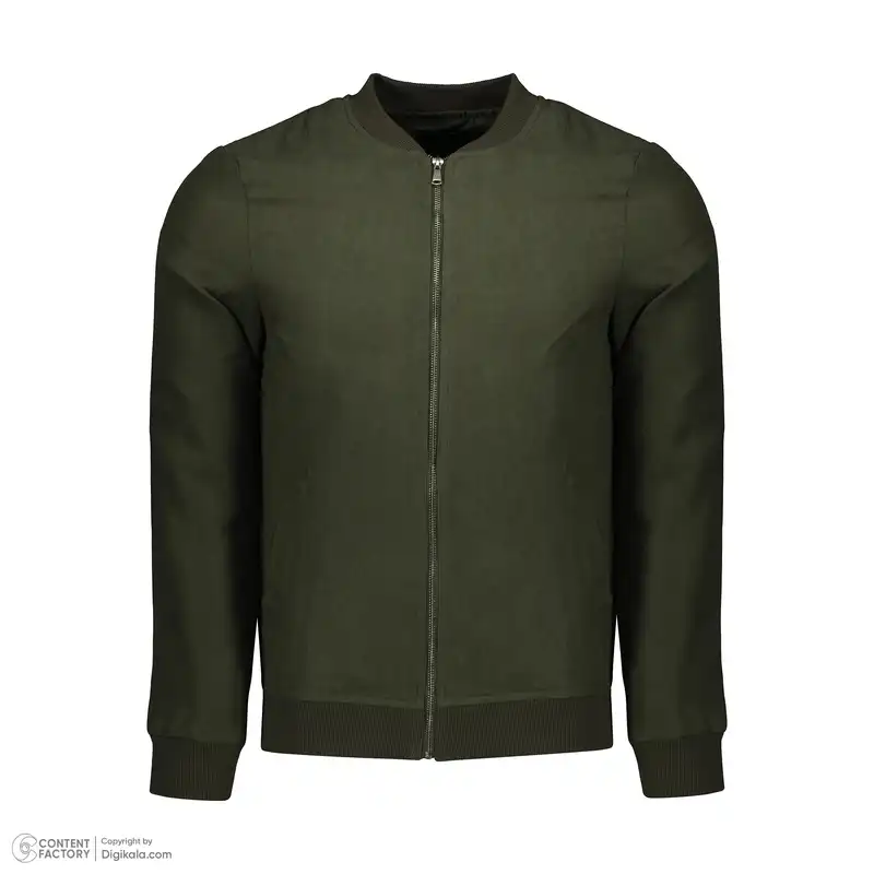 کاپشن بهاره مردانه آر اِن اِس مدل 12141865 رنگ سبز یشمی