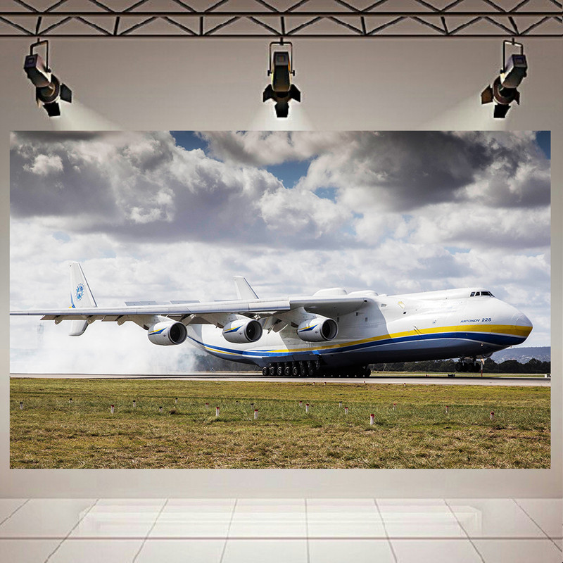 پوستر طرح هواپیما مدل Antonov An-225 کد AR9938
